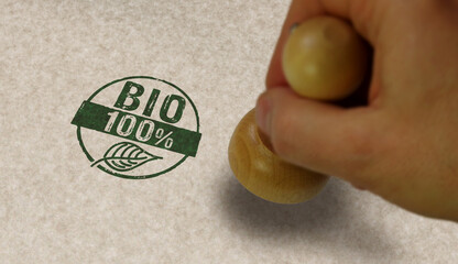 100 percent bio stamp and stamping