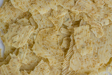 Traditional Turkish Tarhana Soup Chips pure, naturally dried and dry food that can be made soup by wetting.Firik is known in Turkey.