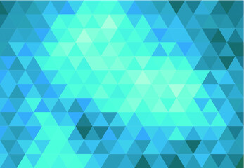 Fototapeta premium Light Blue Abstract Geometric Triangle Background, Patterns Wallpaper
