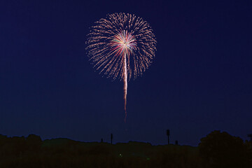 いせはら芸術花火大会「メッセージ花火」