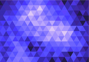 Blue Abstract Geometric Triangle Background, Patterns Wallpaper