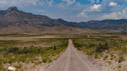 Cooke's Peak Range from Cooke's Canyon road.