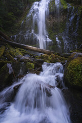 Oregon Waterfall at Proxy Falls 