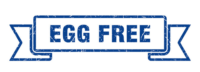 egg free grunge vintage retro band. egg free ribbon