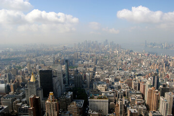 Fototapeta na wymiar Vista de edificios altos