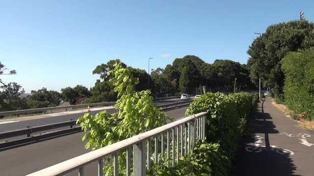 HD sunny day video of spectacular University of Cape Town, its sport grounds, green trees, old buildings and shady alleys in Western Cape, Cape Town, South Africa