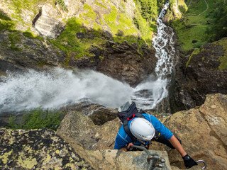 Lehner Waterfall via ferrata near Oberried