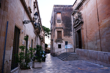 Fototapeta na wymiar Lecce Centro Storico