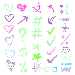 design chalk vector textures hand drawn textures