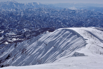 守門岳登山「藤平山コースからの眺め」
