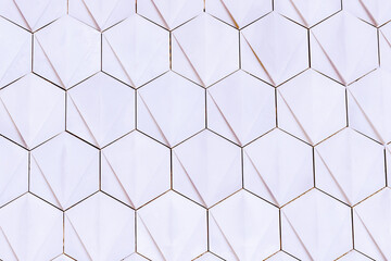 Geometric shaped pattern background light white