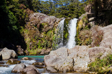 New Zealand, North Island, Waterfall