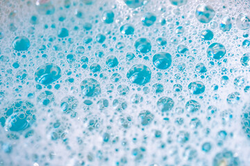 洗剤の泡、シャボン玉、バブルの背景素材