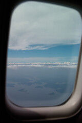 Fototapeta premium 飛行機の窓