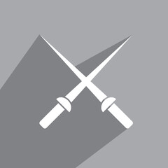 fencing Icon vector, Sports Icon Vector