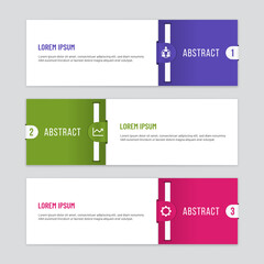 Business Infographic Template with Clip Shapes