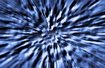 blue abstract fractal background