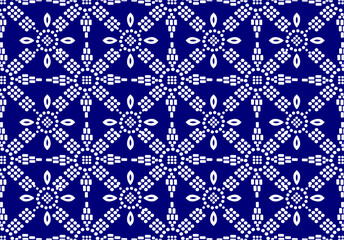 Indonesian traditional batik motifs. with a very artistic dots pattern