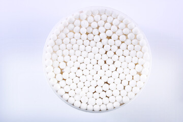 Simple background of wooden stick cotton swab daily necessities