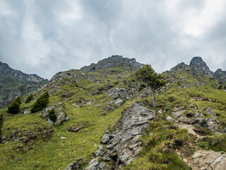 Sponser lakes in the Meraner Land in the Texelgruppe nature park