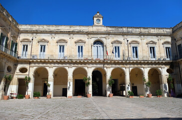 Fototapeta na wymiar Lecce Palazzo della Provincia