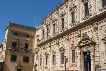 Fototapeta na wymiar Lecce Palazzo della Provincia