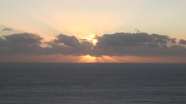 Video of scenic sunset from Chapman's Peak viewpoint in Cape Town, South Africa