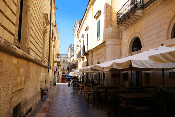 Fototapeta na wymiar Lecce Centro Storico