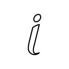Information line icon
