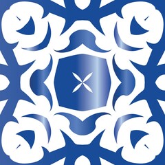 Decorative color ceramic azulejo tiles.