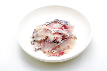 Fresh water fish sashimi fish