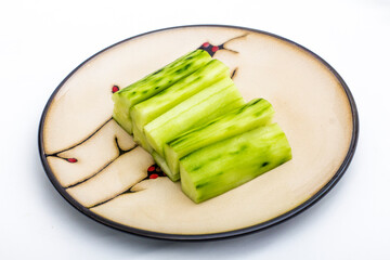 Slice cucumber slices and cucumber slices
