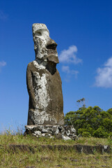 Huri A Urenga (Four Hands Moai), Easter Island, Chile