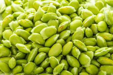 Fresh soybean seeds