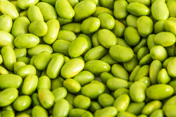 Fresh soybean seeds