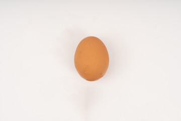 Egg isolated on white background