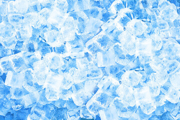 Texture of many ice cubes shot vertically 5536