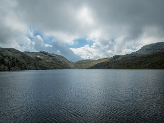 Sponser lakes in the Meraner Land in the Texelgruppe nature park