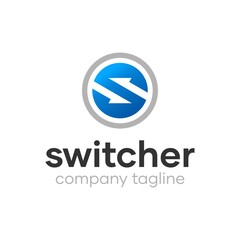 S Switcher Arrow Logo Idea