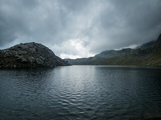 Sponser lakes in the Meraner Land in the Texelgruppe nature park