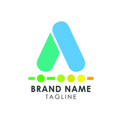 Initial A logo creative concept