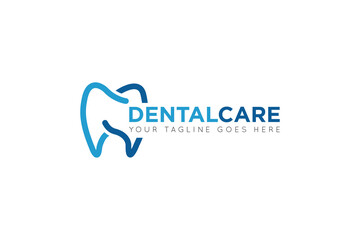 dental care logo and icon vector illustration