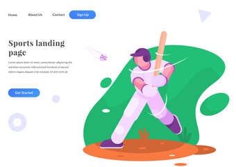web landing page play baseball