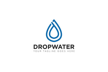 modern drop water logo and icon vector illustration