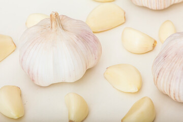 Close-up of garlic and garlic