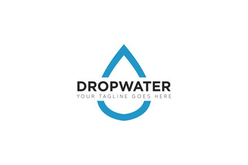 modern drop water logo and icon vector illustration