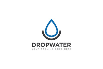 modern drop water logo and icon vector illustration