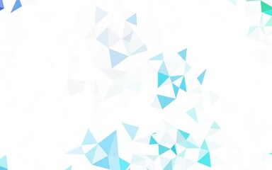 Dark Purple vector polygon abstract layout. Modern abstract illustration with triangles. Best triangular design for your business.