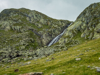Sponser lakes in the Meraner Land in the Texelgruppe nature park