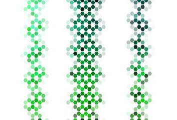 Light Green, Yellow vector layout with hexagonal shapes.